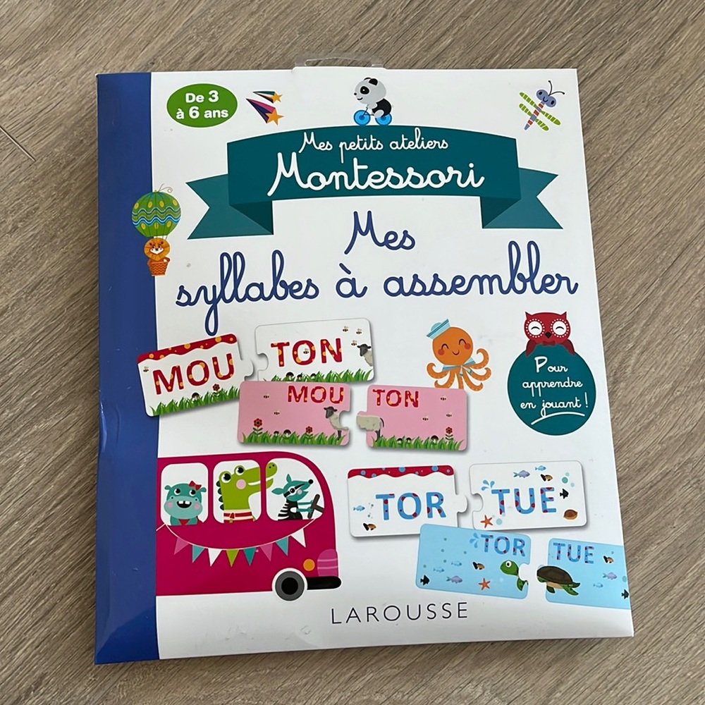 🇫🇷 Montessori Syllables Learning -French 🇫🇷